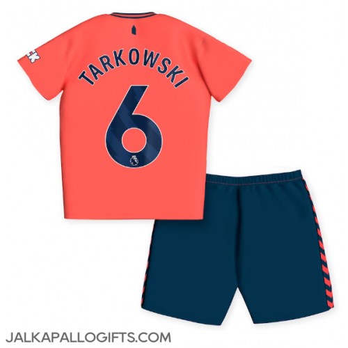 Everton James Tarkowski #6 Vieras Peliasu Lasten 2023-24 Lyhythihainen (+ Lyhyet housut)